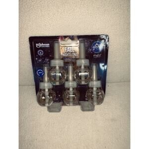 GLADE PlugIns Scented Oil Fall Night Long Autumn 5 Refills New Old Stock